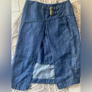 Anthropologie Holding Horses Denim Skirt SIZE 4